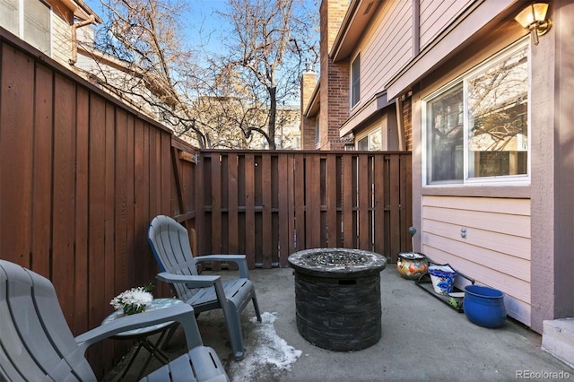 view of patio