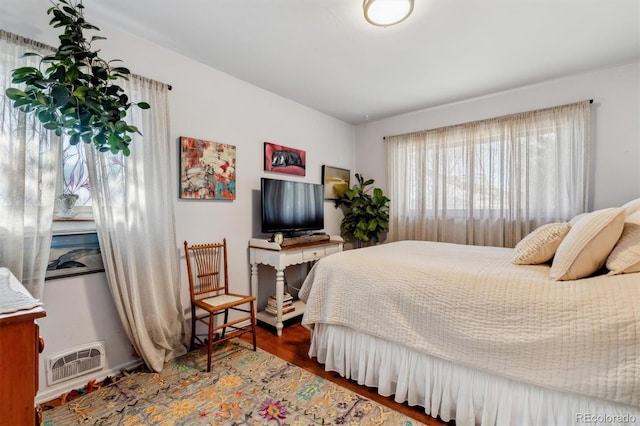 bedroom featuring hardwood / wood-style floors