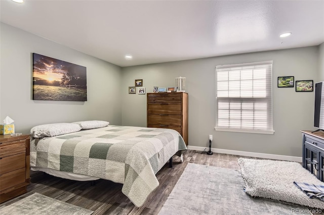 7465 S Ivy Way, Centennial, CO 80112 - bedroom with wood finished floors, recessed lighting, and baseboards