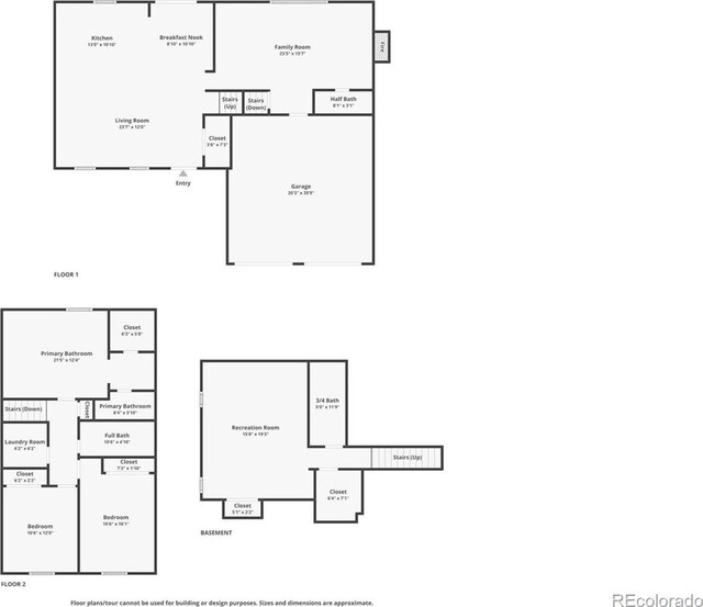 7465 S Ivy Way, Centennial, CO 80112 - floor plan / room layout