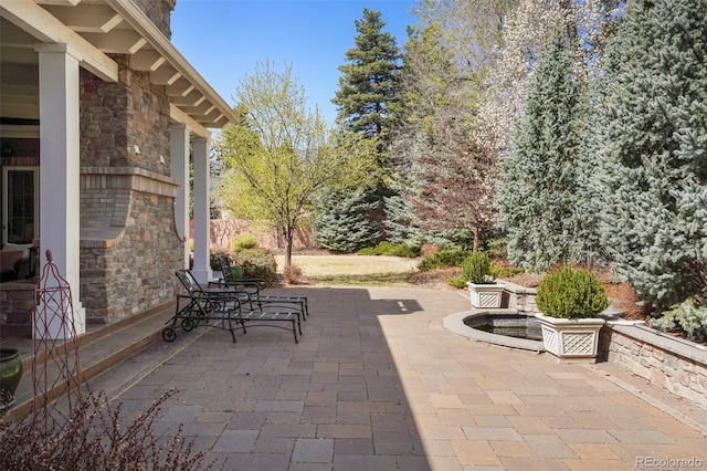 view of patio