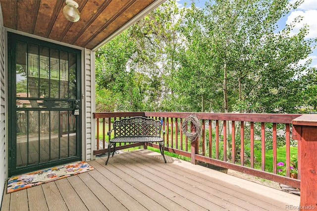 4285 Newland St, Wheat Ridge, CO 80033 - view of wooden terrace