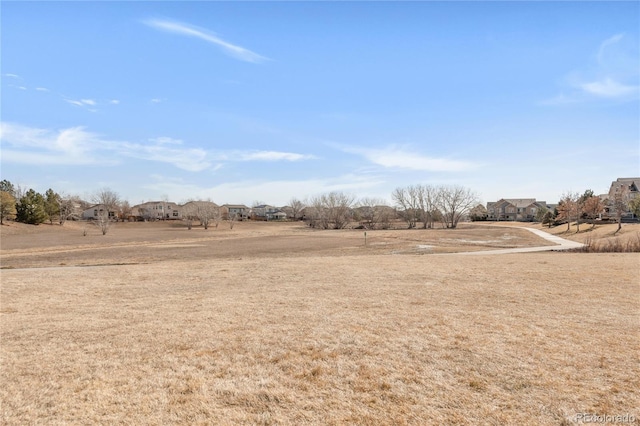 view of yard featuring a residential view