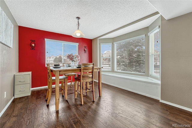 dining room featuring dark wood-type flooring