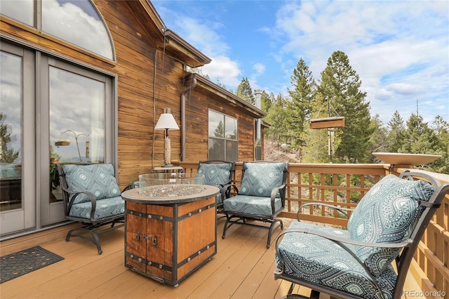 view of deck