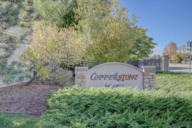 9448 E Florida Ave Unit 1078, Denver, CO 80247 - community sign with fence