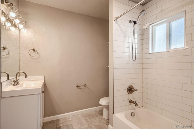 4804 N Raleigh St, Denver, CO 80212 - full bathroom with vanity, shower / washtub combination, and tile patterned floors