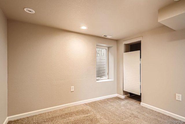 4804 N Raleigh St, Denver, CO 80212 - unfurnished bedroom featuring carpet flooring and recessed lighting