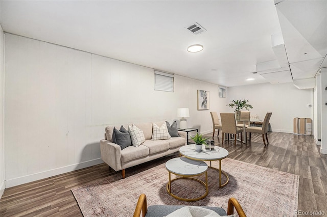 7625 Turner Dr, Denver, CO 80221 - living area with wood finished floors and baseboards