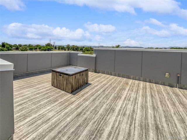 1245 Utica St Unit 104, Denver, CO 80204 - view of wooden deck