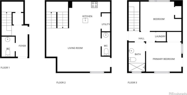 1245 Utica St Unit 104, Denver, CO 80204 - view of home floor plan