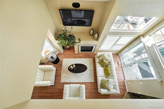 2567 Cutters Cir Unit 101, Castle Rock, CO 80108 - living area featuring wood finished floors