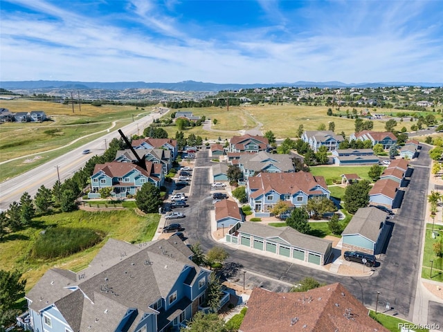 2567 Cutters Cir Unit 101, Castle Rock, CO 80108 - aerial perspective of suburban area with mountains
