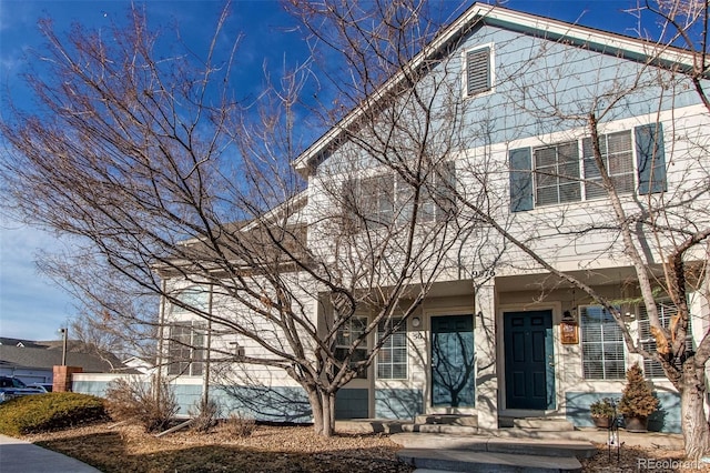 view of front of property