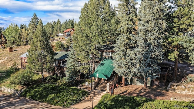 27425 Spruce Ln, Evergreen, CO 80439 - aerial view