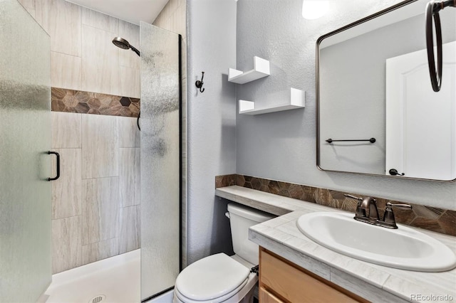 1328 Double Eagle Ct, Castle Rock, CO 80104 - bathroom featuring a shower stall and vanity