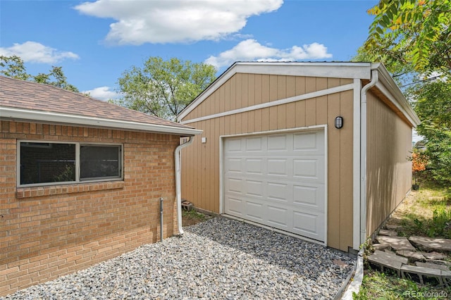 1330 Oak Pl, Thornton, CO 80229 - detached garage with gravel driveway