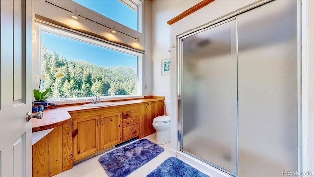 2602 Hidden Valley Rd, Sedalia, CO 80135 - full bath with a shower stall and vanity