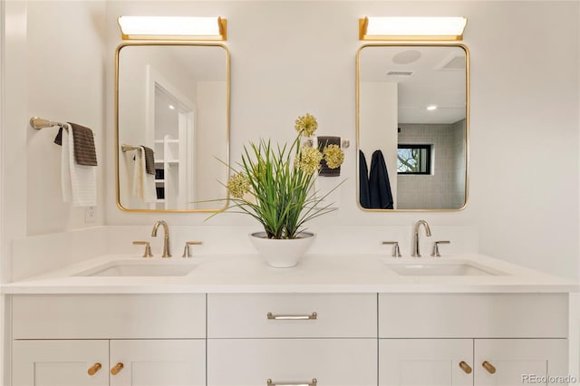 2610 N Monroe St, Denver, CO 80205 - full bathroom with double vanity