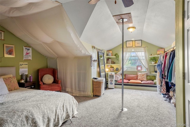 2087 S Grant St, Denver, CO 80210 - carpeted bedroom with vaulted ceiling