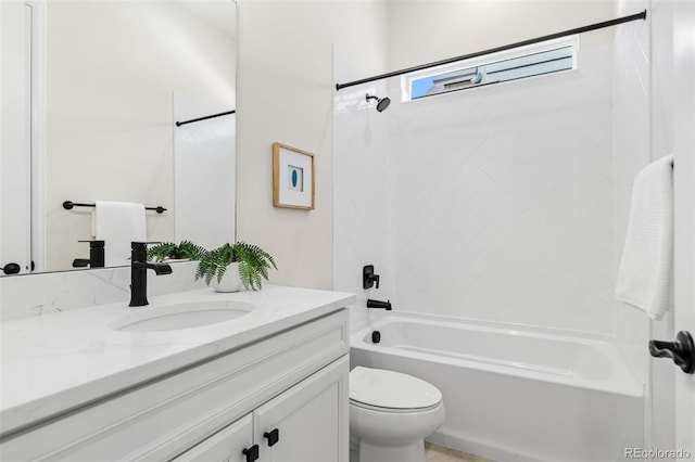5970 S Platte Canyon Dr, Littleton, CO 80123 - full bath with vanity, toilet, and shower / washtub combination