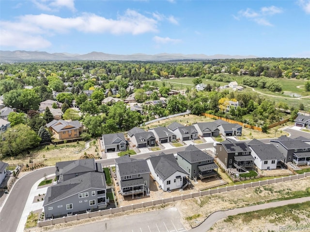 5970 S Platte Canyon Dr, Littleton, CO 80123 - aerial perspective of suburban area with mountains