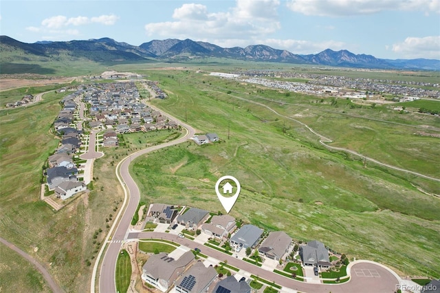 8803 Antero Ct, Arvada, CO 80007 - aerial perspective of suburban area with a mountain backdrop