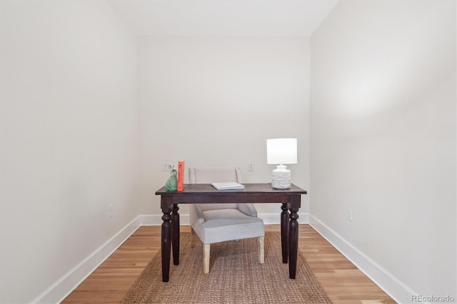300 Hudson St Unit 109, Denver, CO 80220 - office area featuring light wood-style floors and baseboards