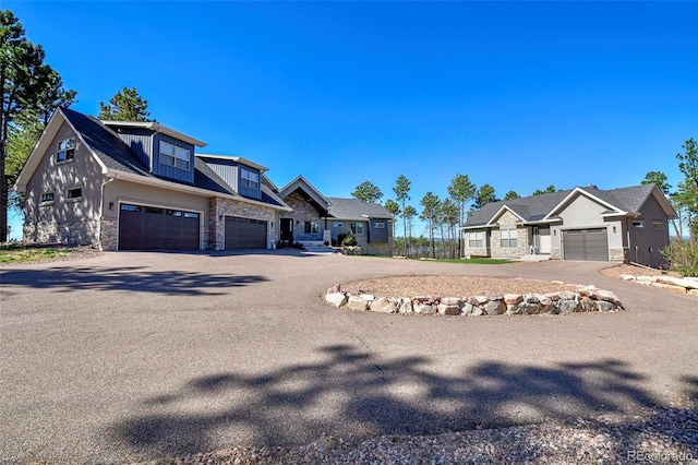 craftsman-style home featuring a garage