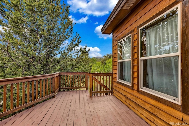 1424 Bluestem Way, Fairplay, CO 80440 - view of wooden terrace