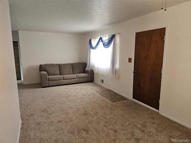 3905 Nelson St, Wheat Ridge, CO 80033 - carpeted living area with baseboards