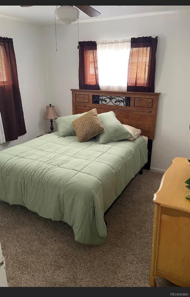3905 Nelson St, Wheat Ridge, CO 80033 - bedroom featuring carpet and ceiling fan