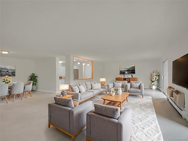 3144 S Wheeling Way Unit 206, Aurora, CO 80014 - living area featuring carpet floors