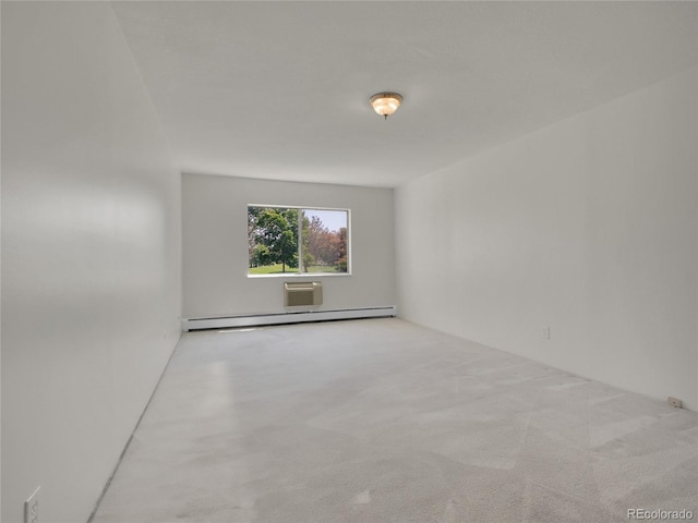3144 S Wheeling Way Unit 206, Aurora, CO 80014 - carpeted empty room featuring a baseboard radiator and a wall mounted AC