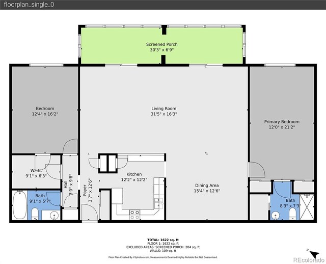 3144 S Wheeling Way Unit 206, Aurora, CO 80014 - view of room layout