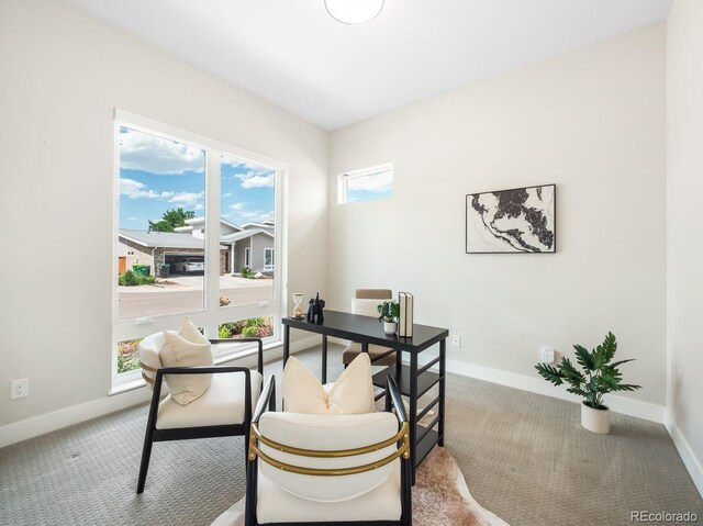 6096 W Keene Ave, Denver, CO 80235 - carpeted home office with baseboards
