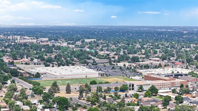598 S Navajo St, Denver, CO 80223 - drone / aerial view