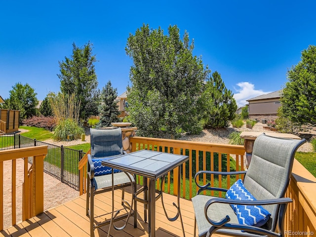 4561 Hope Cir, Broomfield, CO 80023 - view of wooden deck