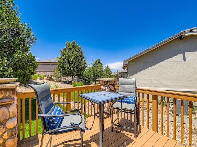 4561 Hope Cir, Broomfield, CO 80023 - view of wooden deck