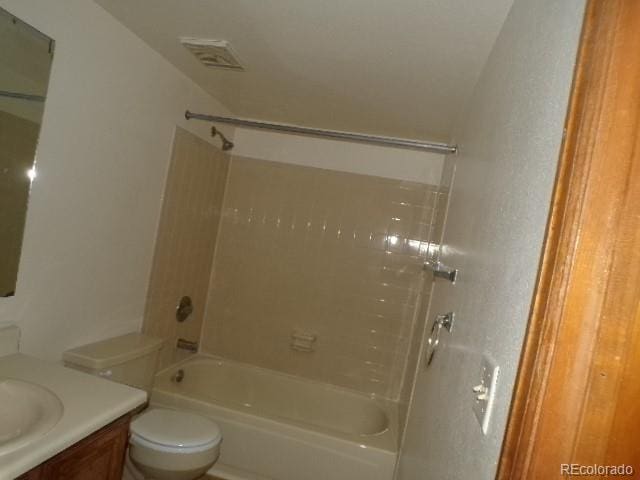 12043 W Cross Dr Unit 201, Littleton, CO 80127 - full bath featuring shower / washtub combination, toilet, and vanity