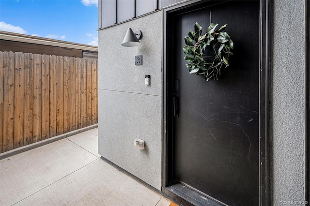 view of property entrance