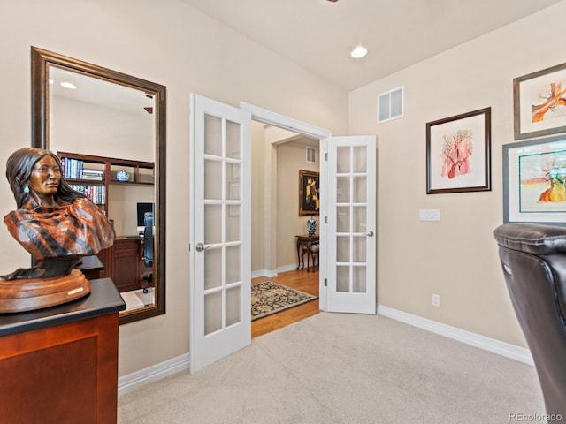 13645 Osage Ct, Broomfield, CO 80023 - office space featuring french doors, carpet, and recessed lighting