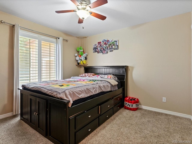 885 Sage Sparrow Cir, Highlands Ranch, CO 80129 - bedroom with carpet and a ceiling fan