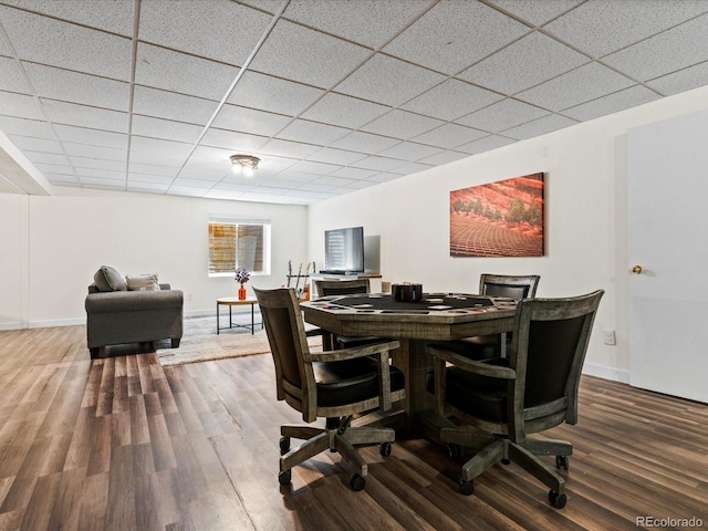 885 Sage Sparrow Cir, Highlands Ranch, CO 80129 - office space featuring wood finished floors and a paneled ceiling
