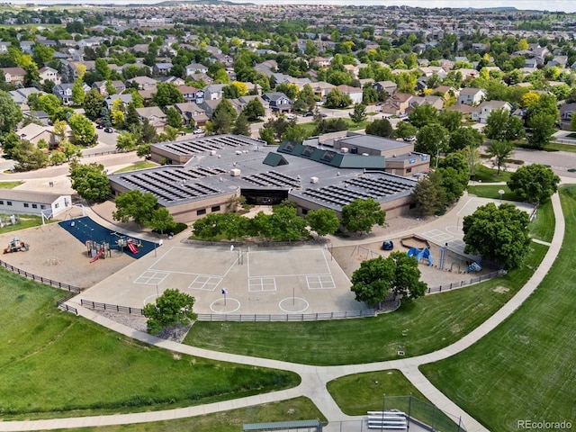 885 Sage Sparrow Cir, Highlands Ranch, CO 80129 - aerial view of residential area