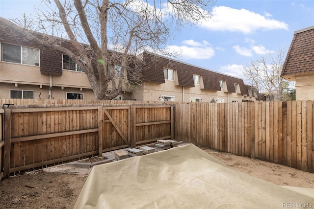 view of patio / terrace with a fenced backyard