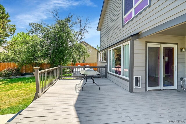 3163 E 133rd Ave, Thornton, CO 80241 - view of wooden terrace
