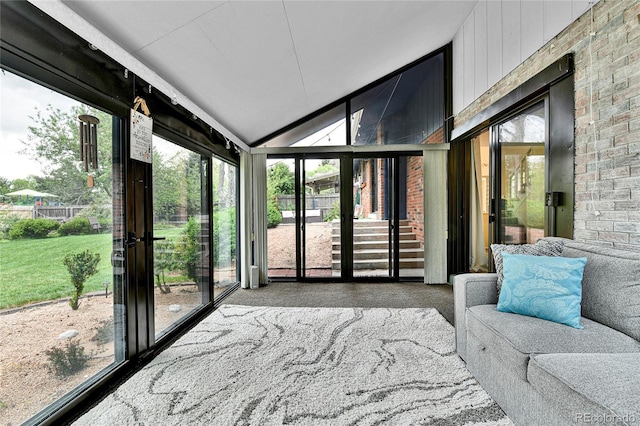 12355 E Arkansas Pl, Aurora, CO 80012 - sunroom featuring plenty of natural light and lofted ceiling