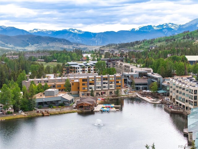 22174 US Highway 6 Unit 7, Dillon, CO 80435 - drone / aerial view of a water and mountain view