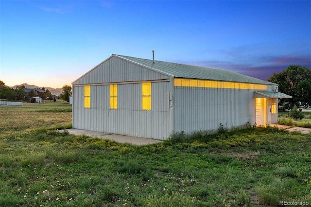 4627 Cathy Ln, Erie, CO 80516 - view of property exterior with an outbuilding and a metal roof